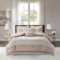 Madison Park Elicia 7-pc. Chenille Jacquard Comforter Set