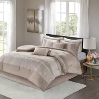 Madison Park Elicia 7-pc. Chenille Jacquard Comforter Set