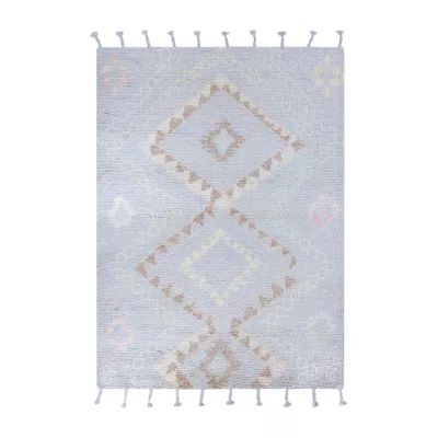Couristan Amazon Abstract Hand Knotted Indoor Rectangular Accent Rug