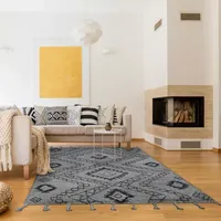 Couristan Andes Hand Knotted Rectangular Rugs & Floor Coverings Indoor Abstract Accent