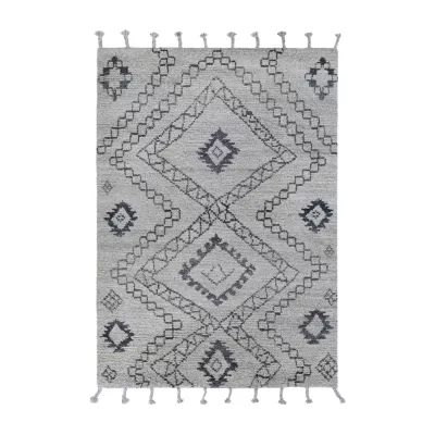 Couristan Andes Abstract Hand Knotted Indoor Rectangular Accent Rug