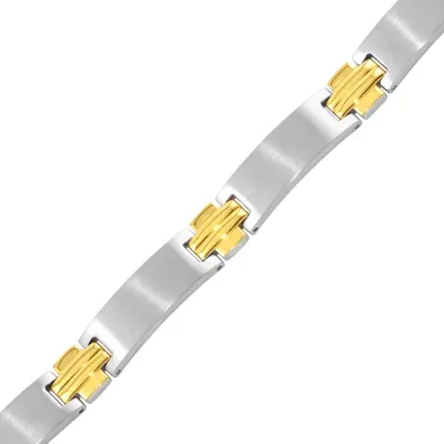 Stainless Steel / Inch Solid Link Bracelet