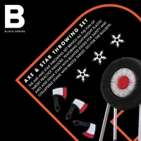 Black Series Axe Throwing Target Set