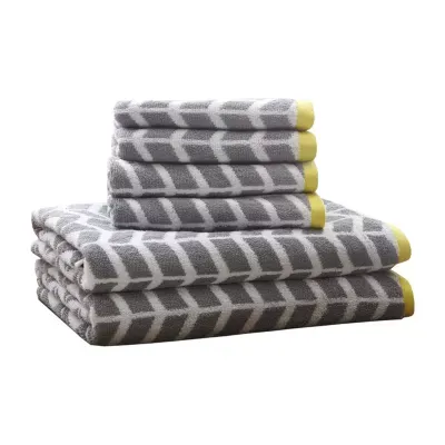 Intelligent Design Elle 6-pc. Reversible Bath Towel Set