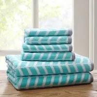 Intelligent Design Laila 6-pc. Reversible Bath Towel Set