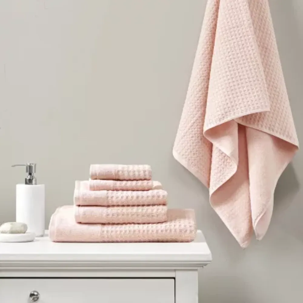 Madison Park Spa Waffle 6-pc. Quick Dry Bath Towel Set