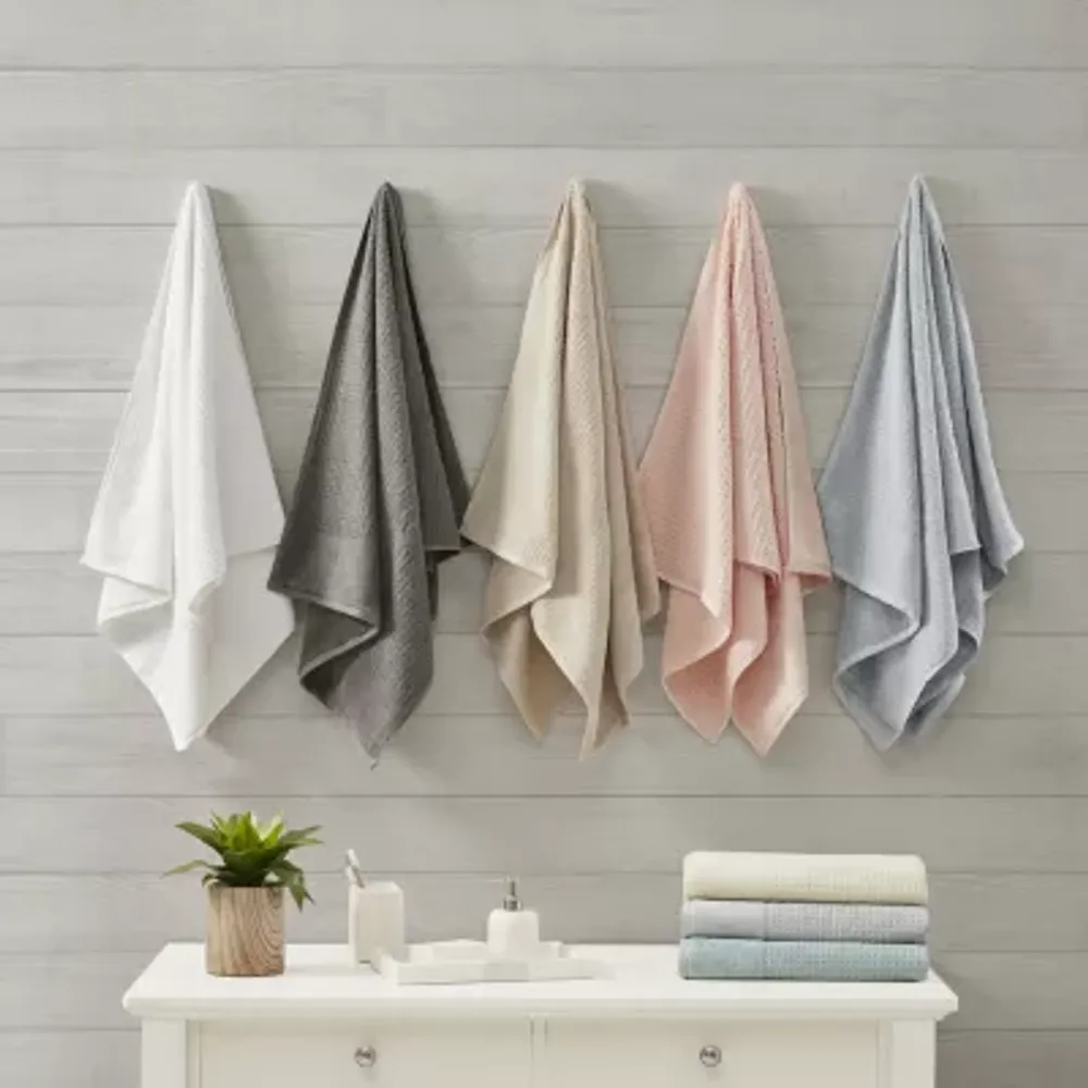 Madison Park Spa Waffle 6-pc. Quick Dry Bath Towel Set