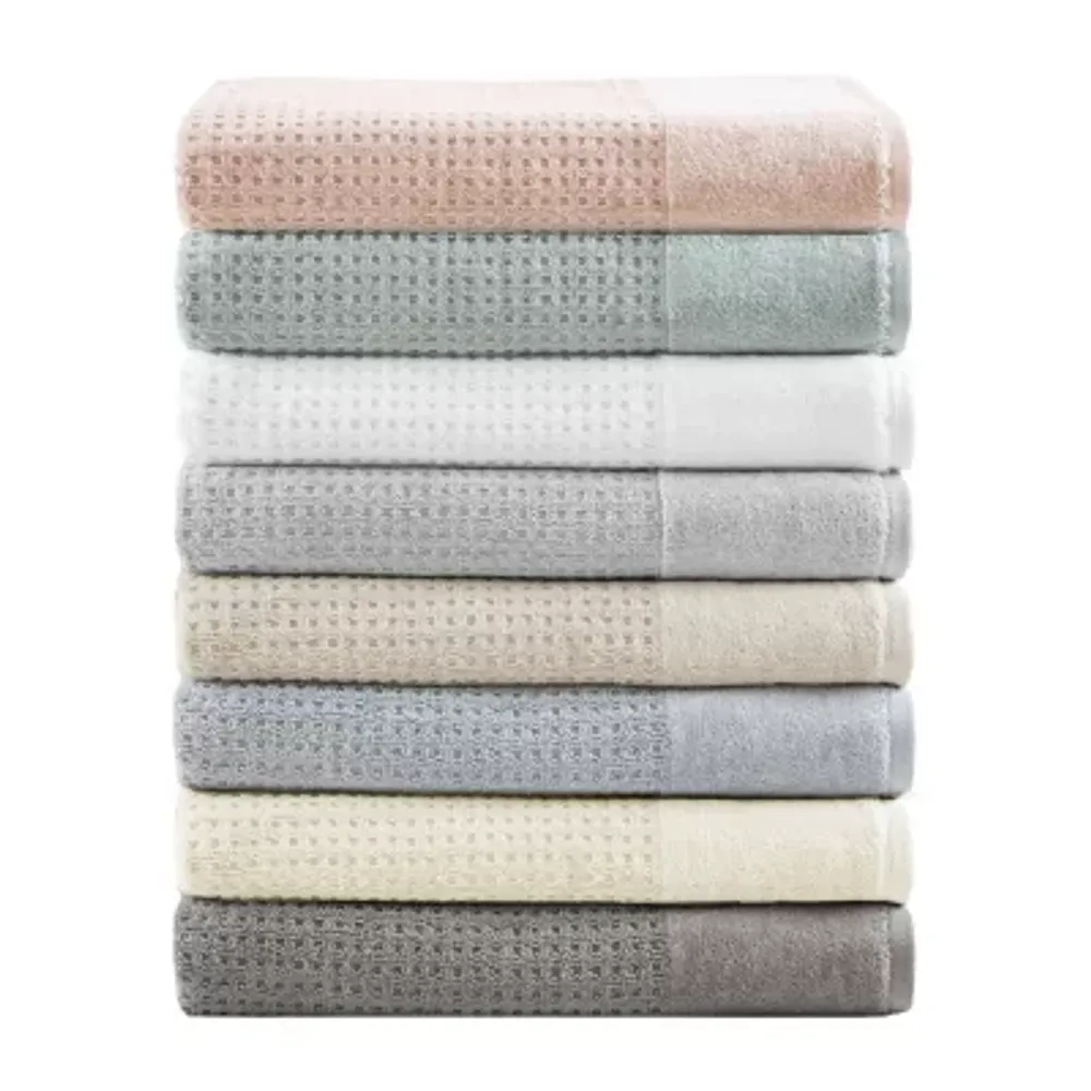 Madison Park Spa Waffle 6-pc. Quick Dry Bath Towel Set