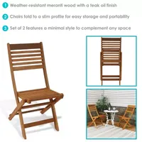 Casual 1 Pair Patio Dining Chair