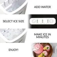 Igloo 26 Lb Self Cleaning Ice Maker with Carrying Handle