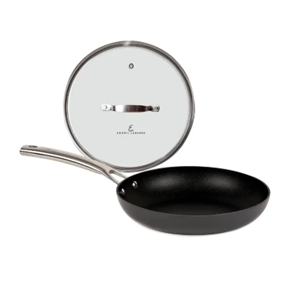 kitchen utensil Emeril Forever Pans Stainless Steel Wok Saute Pan Lid Egg