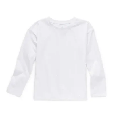 Thereabouts Little & Big Girls Round Neck Long Sleeve T-Shirt