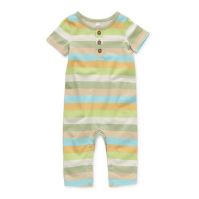 Okie Dokie Baby Boys Short Sleeve Jumpsuit