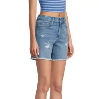 a.n.a Womens High Rise Denim Short