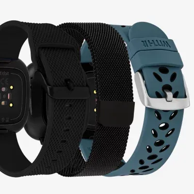 Withit Fitbit Compatible Unisex Adult Multicolor Watch Band Wi/T-Vs3-001-118-Wb-01