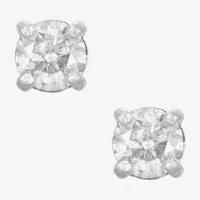 1/4 CT. T.W. Natural White Diamond 14K Gold 3.3mm Stud Earrings