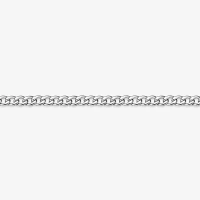 Mens Stainless Steel 7mm Curb Chain Necklace