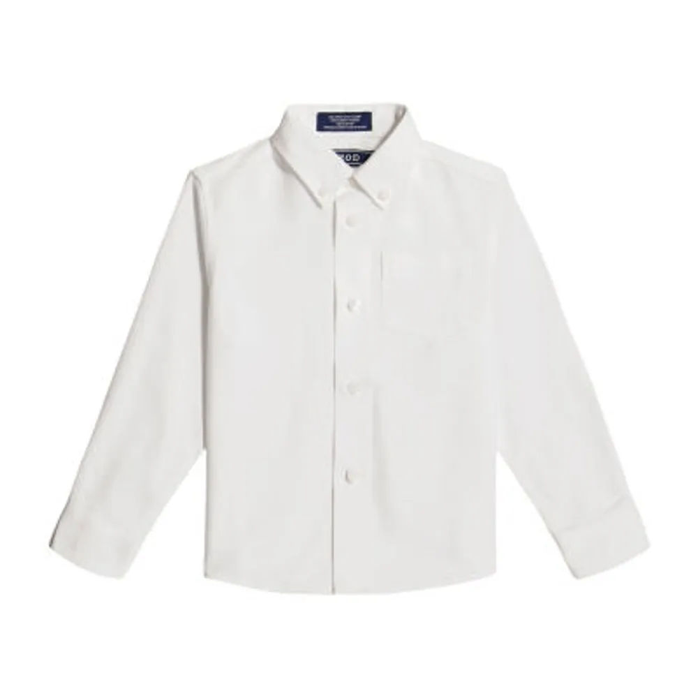 IZOD Toddler Boys Long Sleeve Button-Down Shirt