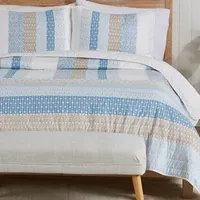 Linery Intricate Patchwork Design Reversible Quilt Set
