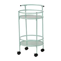 Newell Metal-Top Kitchen Cart