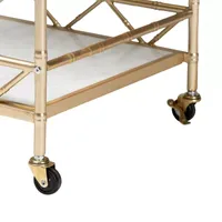 Mela Metal-Top Serving Cart