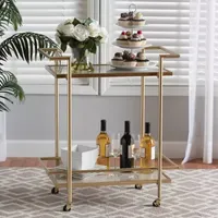 Louise Metal-Top Serving Carts