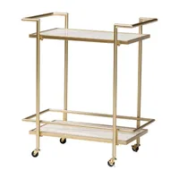 Louise Metal-Top Serving Carts