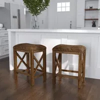 Willow 2-pc. Counter Height Bar Stool