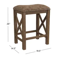 Willow 2-pc. Counter Height Bar Stool