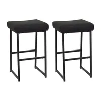 Milo 2-pc. Counter Height Upholstered Bar Stool