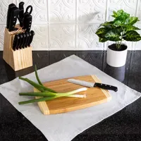 Joyce Chen Bamboo Medium Burnished 8"x12" Cutting Board