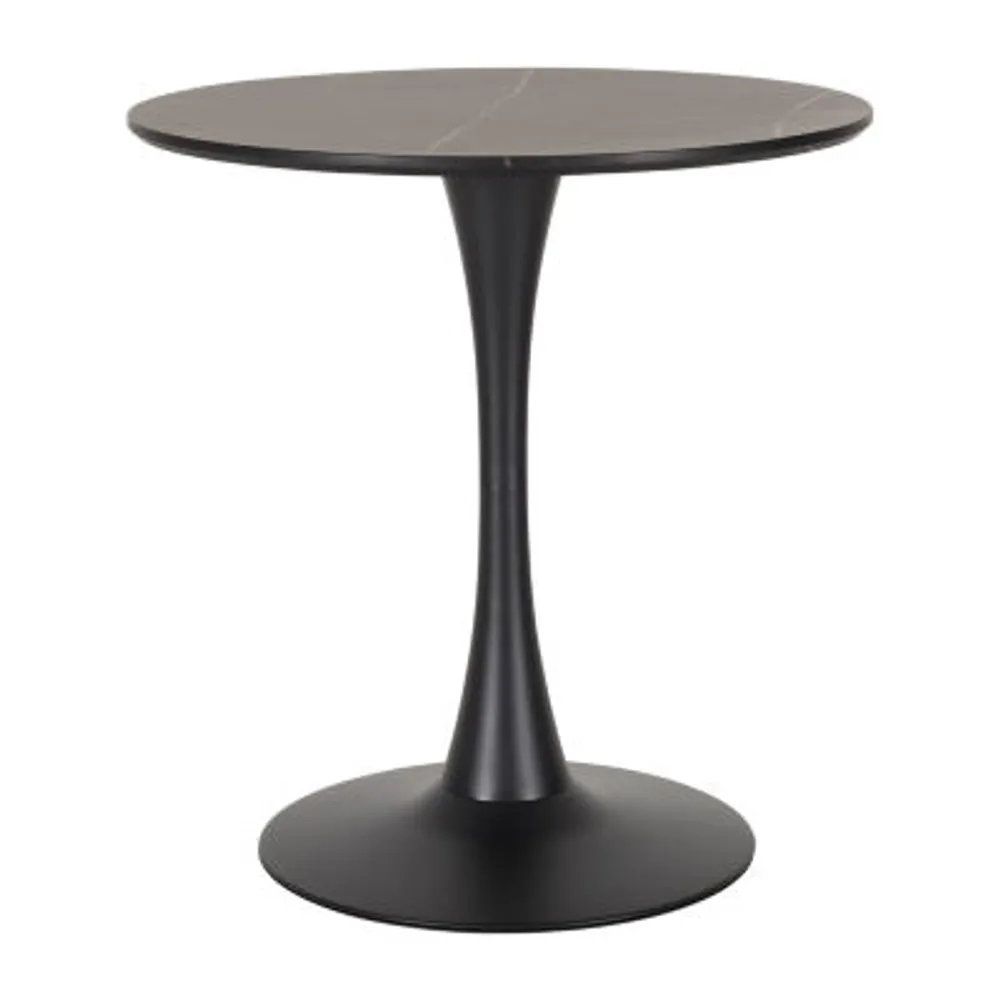 Ivo Round Wood-Top Dining Table