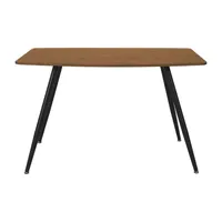 Thea Rectangular Wood-Top Dining Table