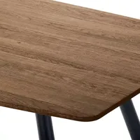 Thea Rectangular Wood-Top Dining Table