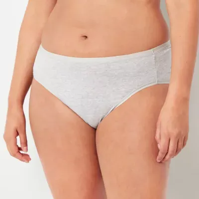 Ambrielle Cotton High Cut Panty