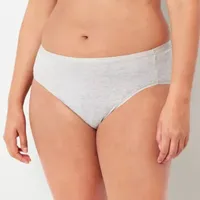 Ambrielle Cotton High Cut Panty