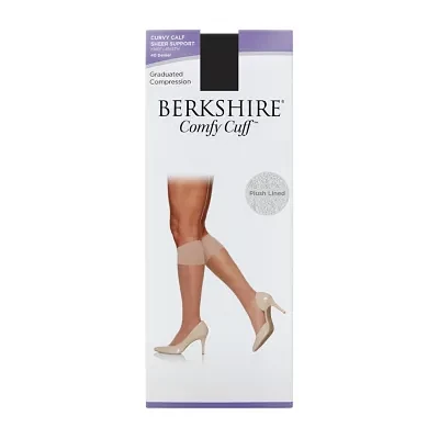 Berkshire Hosiery Curvy Calf Sheer 1 Pair Plus Tall Trouser Socks Womens