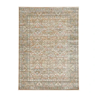 Radici Usa Seriate Floral Indoor Rectangular Accent Rug