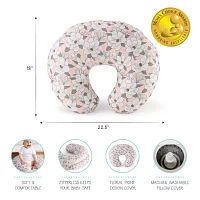 The Peanutshell Boho Botanical Nursing Pillow