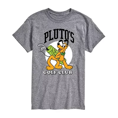 Mens Short Sleeve Pluto Graphic T-Shirt