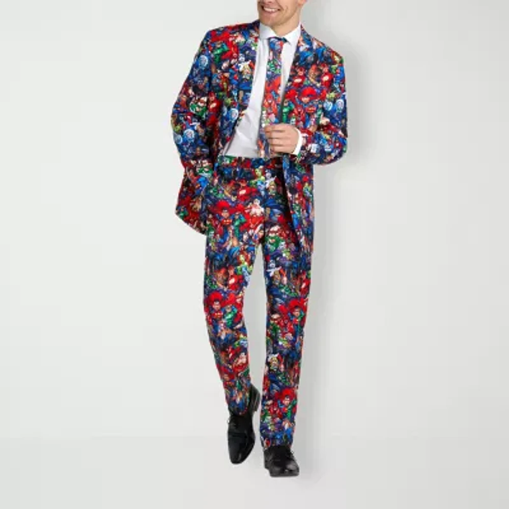 Opposuits Mens DC Comics Heroes Suit Set