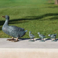 Roman 11in Duck Statue 4-pc.