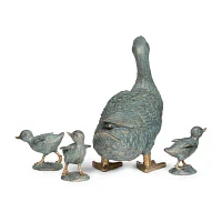 Roman 11in Duck Statue 4-pc.