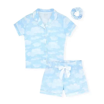 Sleep On It Girls Short Sleeve 2-pc. Pajama Sets
