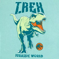 Boys Jurassic World Crew Neck Short Sleeve 4-pc. Pajama Sets