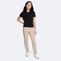 IZOD Juniors Womens Short Sleeve Polo Shirt