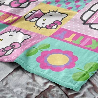 Northwest Spring Patchwork 50x70 Hello Kitty Lightweight Throw