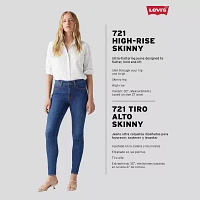 Levi's - Misses Short Stretch Fabric Womens High Rise 721 Slim Fit Skinny Fit Jean