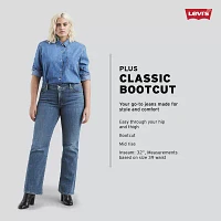 Levi's® Womens Plus Mid Rise Classic Bootcut Jean