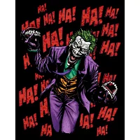 Novelty Joker Mens Crew Neck Short Sleeve Relaxed Fit Graphic T-Shirt
